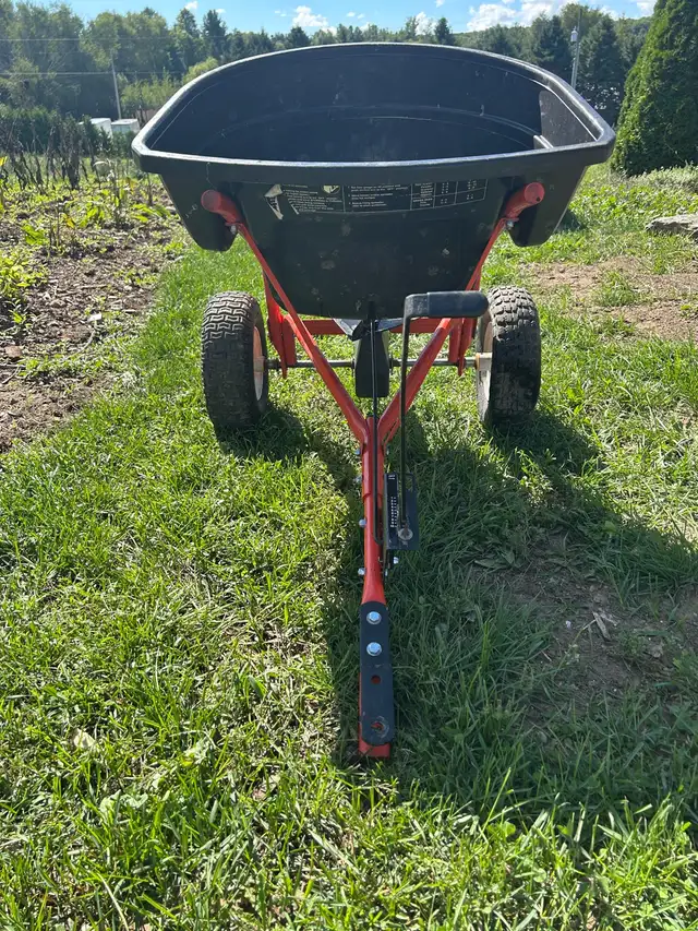 Agri-Fab Tow behind fertilizer spreader