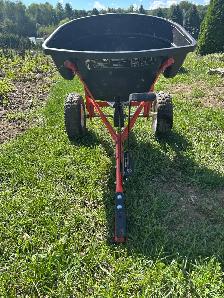 Agri-Fab Tow behind fertilizer spreader