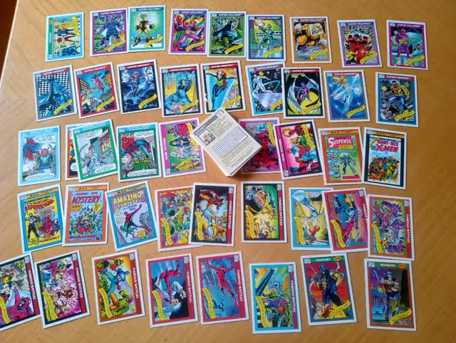 Carte Marvel 1990 Comic 73 cartes (050926-075)