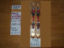 Plusieurs mini ski snowblades avec fixes de ski alpin - Photo 3