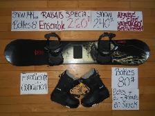 Plusieurs ensembles de snowboard planche a neige snow - Photo 4