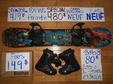 Ensembles kits snow planche a neige snowboard