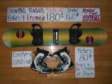 Ensembles kits snow planche a neige snowboard - Photo 5