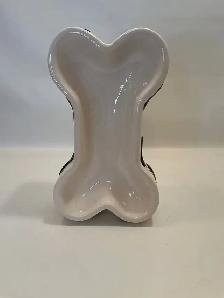 Bone Shaped Ceramic Pet Bowl - Photo 4