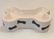 Bone Shaped Ceramic Pet Bowl - Photo 5