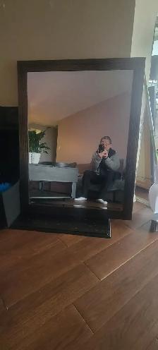 Large wall mirror