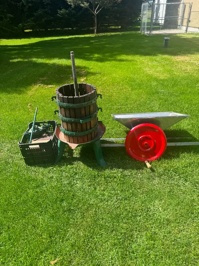 Wine Press and Grape Grinder