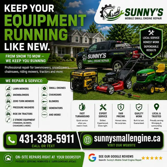 Mobile Small Engine  Repair