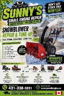 Mobile Snowblower Tune-ups