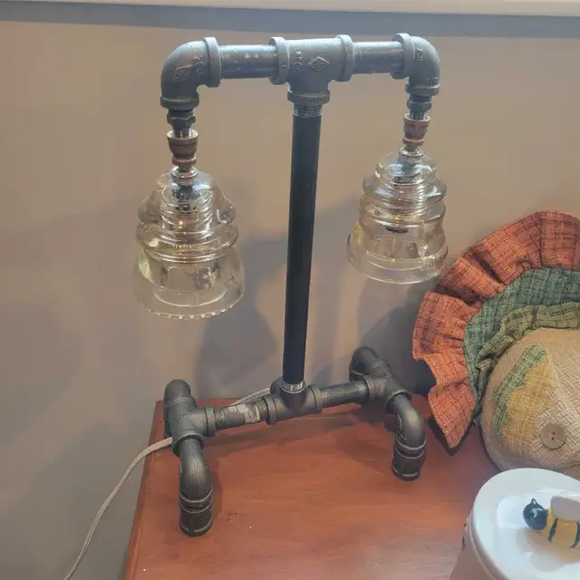 Industrial Pipe Table Lamp
