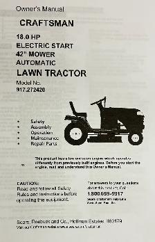 Craftsman 18.0 HP Lawn Tractor - Photo 2