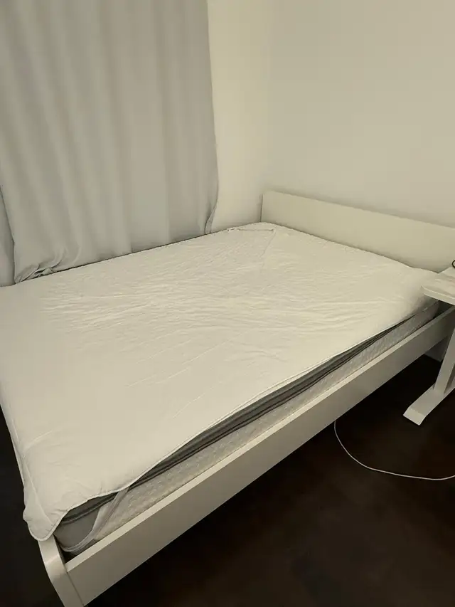 MOVING SALE! IKEA Queen Bed Frame and BedStory Mattress