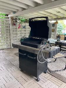 Webber spirit BBQ with natural gas fitted