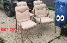 Outdoor patio chairs - comfy & cheap!