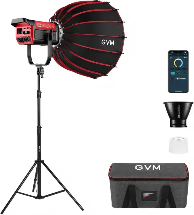 GVM 300W LED Video Light Kit