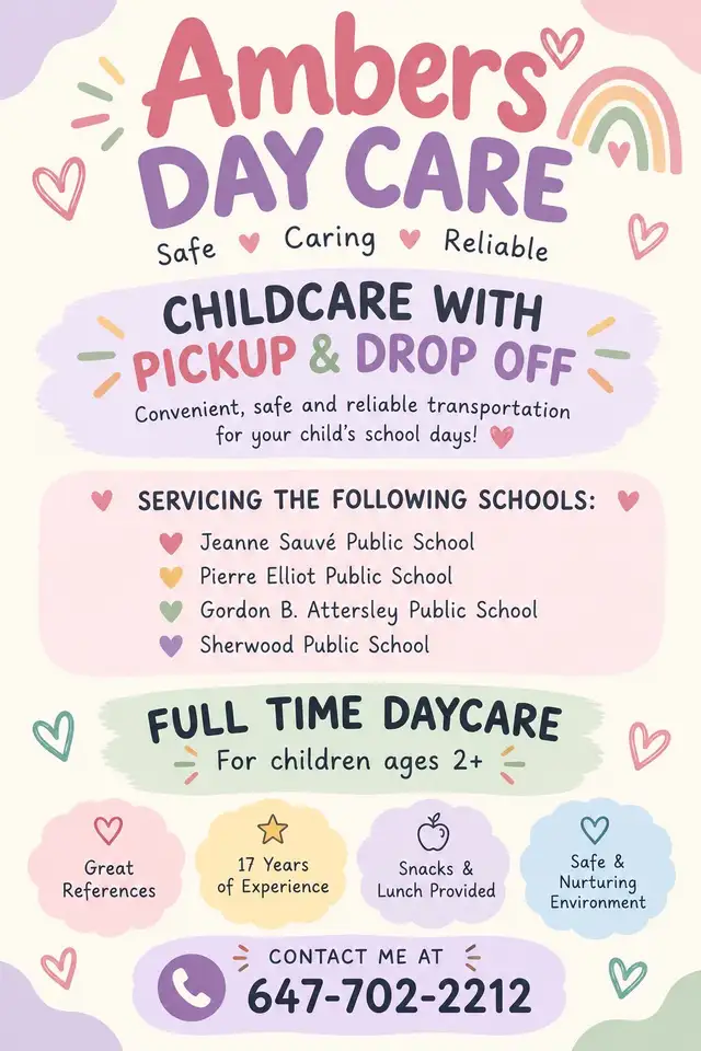 childcare before n after school