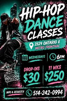 cours de Danse Hip-Hop/Hip-Hop Dance classes