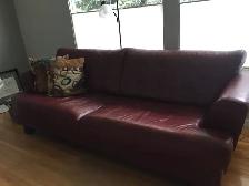 Leather Couch & Love Seat