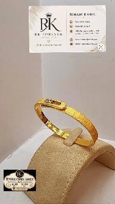 21k  yellow Gold Bracelet  # R 29 - Photo 2