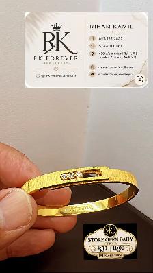 21k  yellow Gold Bracelet  # R 29 - Photo 4