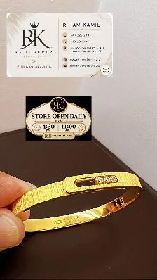21k  yellow Gold Bracelet  # R 29 - Photo 5
