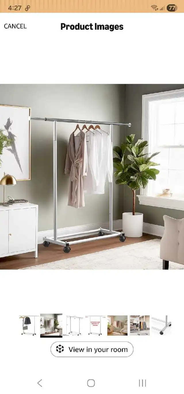 Garment clothing rack