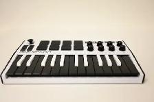 Akai MPK Mini MKIII 25-Note Keyboard/Drum Pad Controller White - Photo 2