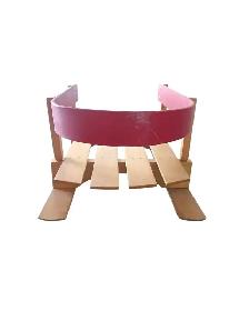 Vintage Torpedo Wooden Baby Pull Sled - Photo 4