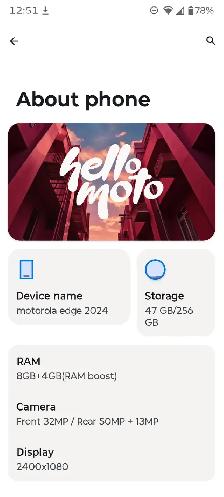 Motorola Edge 2024 - Photo 6