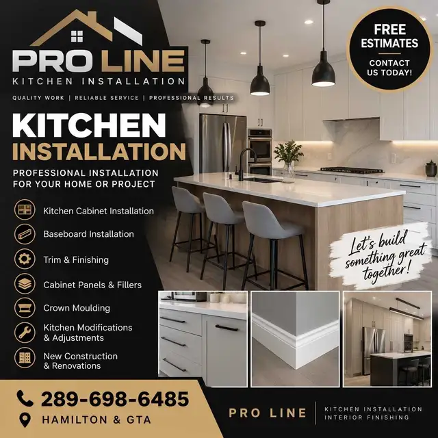 Professional Kitchen Cabinet Installation