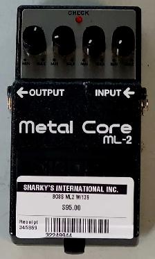 Boss ML-2 Metal Core Distortion Pedal (32249944)