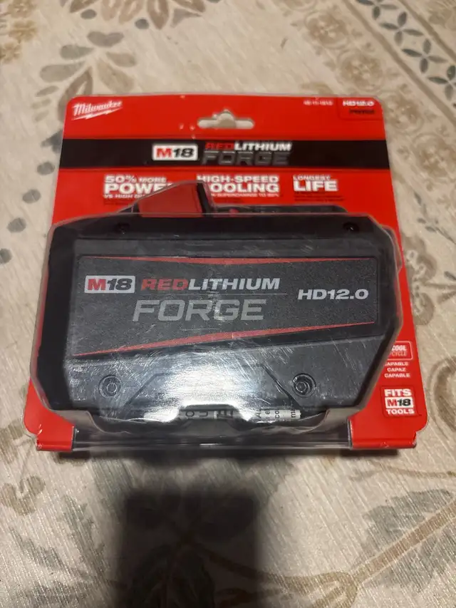 Milwaukee Battery M18 Red Lithium Forge HD 12.0