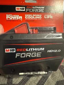 Milwaukee Battery M18 Red Lithium Forge HD 12.0 - Photo 3