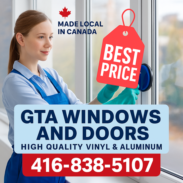 New windows and doors with installation