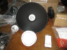PAIR OF NEW VINTAGE BLACK WIRELESS BATTERY OPERATED WALL SCONCES - Photo 3