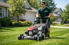 Offering Lawn Mowing