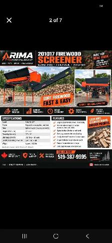 Rima Firewood Disc Screener