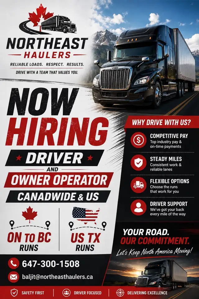 Hiring new AZ driver for us