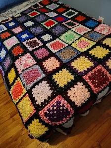 Edredon Jetée en tricot