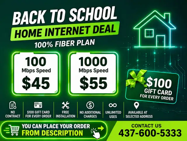 Best & Cheap Home Internet |No Contract|From $45|Back to School