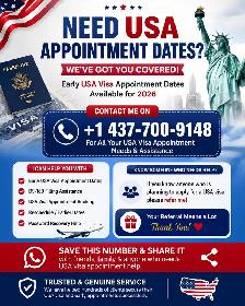 USA VISA appointments slots are available 2026