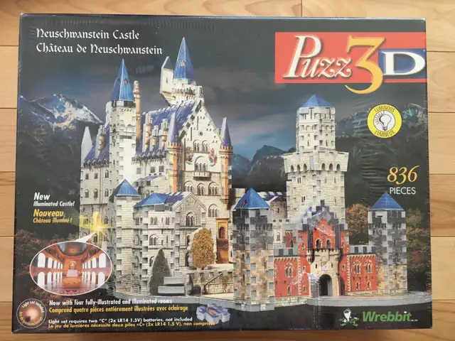 Wrebbit, puzzles 3D (10 CT) – 836 @ 910 pièces (noIX)
