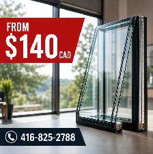 Custom Glass for Plastic Window Frames
