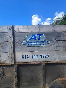 AT junk removal service.