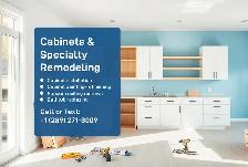 Cabinet Installation & Refinishing Work