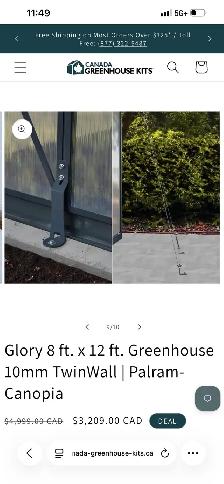 glory 12x8 greenhouse by canopia - Photo 6