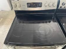 Cuisinière stainless vitrocéramique convection GE Profile - Photo 2