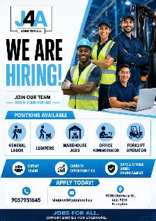 FORKLIFT OPERATOR/ LUMPERS