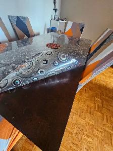 A Beautiful & Solid Wood Dining Table