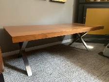 Wood & Metal Modern Coffee Table - Photo 2